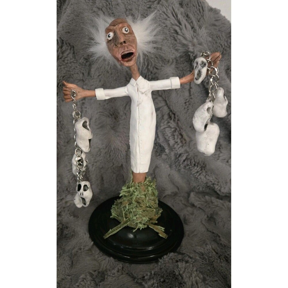 OOAK Creepy Art Clay Sculpture Doctor Death Ghoul Monster Creature & Heads